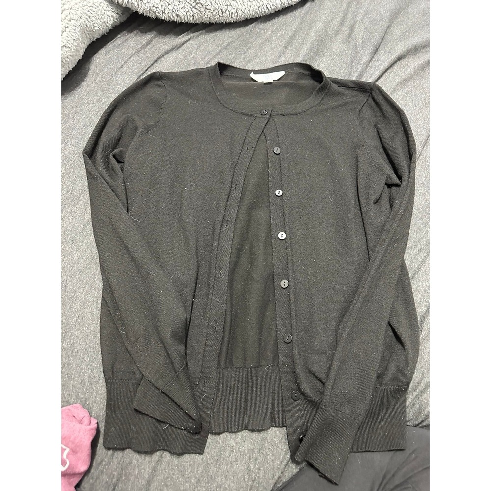Black Cardigan Sweater